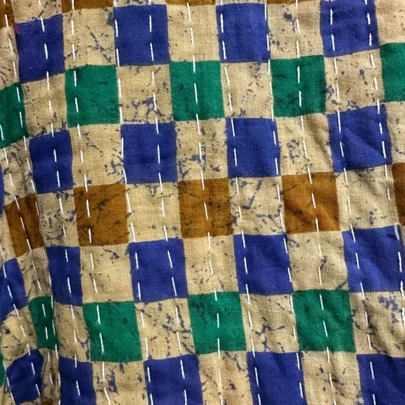 Handmade Kantha Cropped Top - Picture 2 of 8
